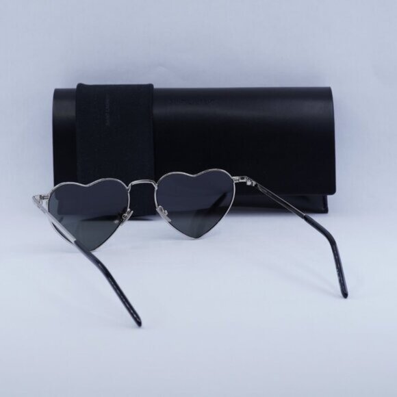 Final Price! Saint Laurent SL301 Lou Lou 003 Silver Sunglasses - Picture 11 of 11